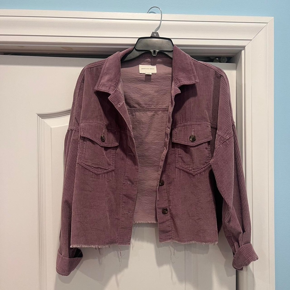 American Eagle mauve corduroy jacket